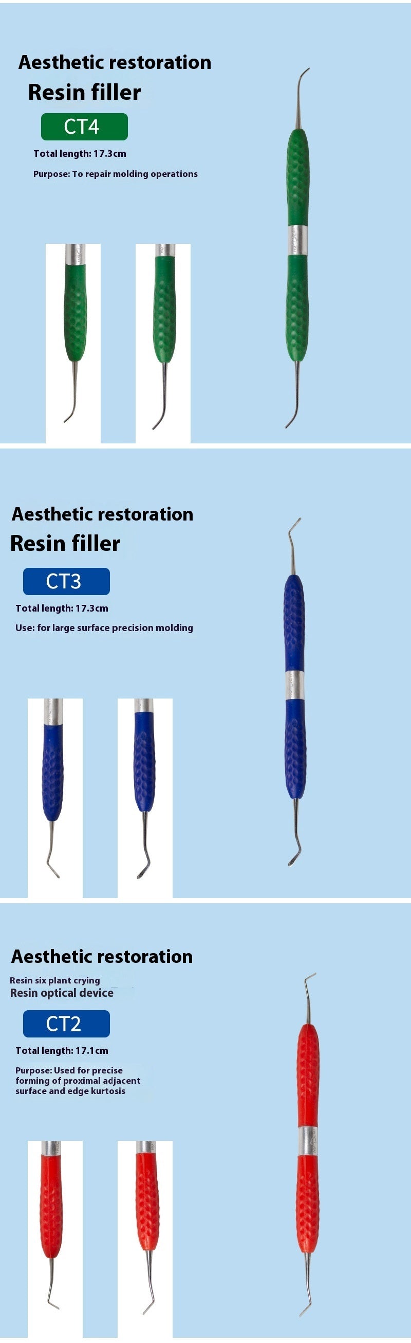 Dental Resin Filling Device Oral Instrument Suit