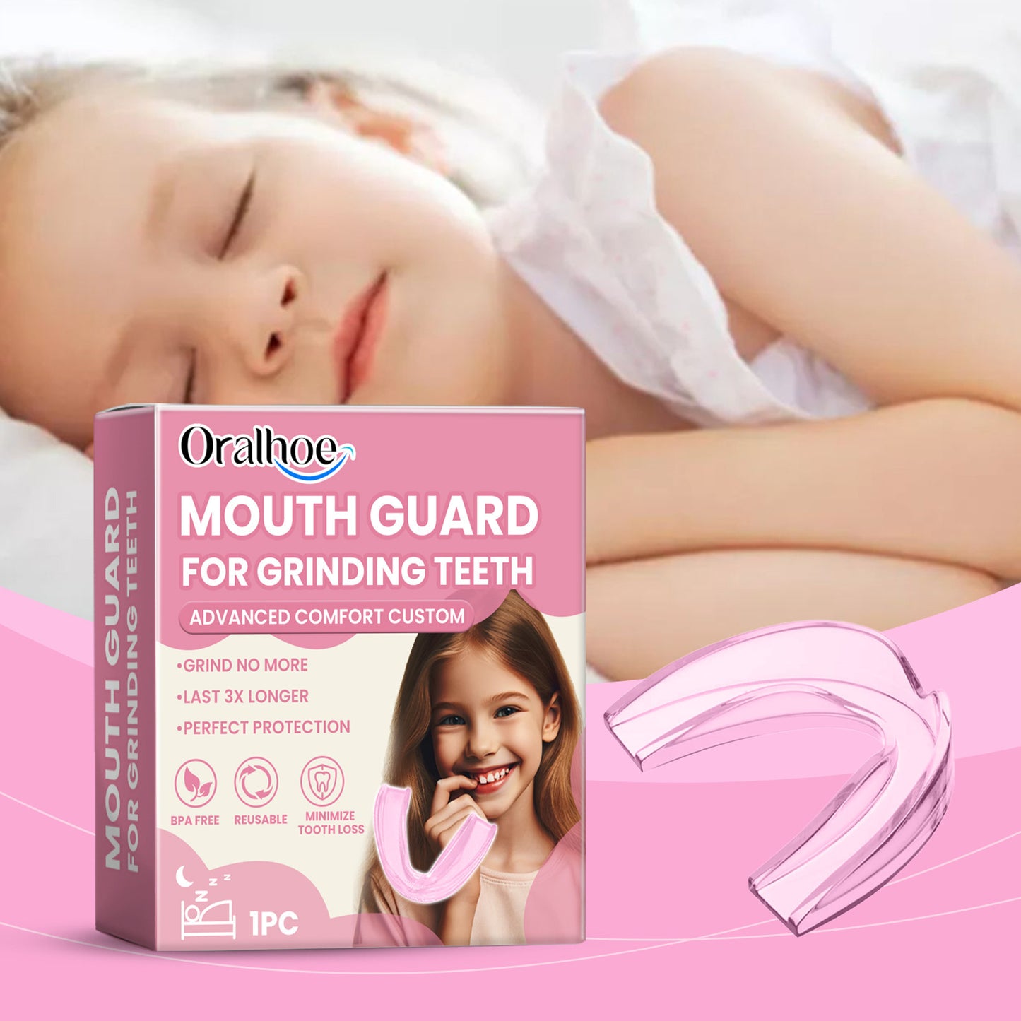 Children's Molar Dental Care Sets Night Sleep Anti-bite Molar Tooth Protector
