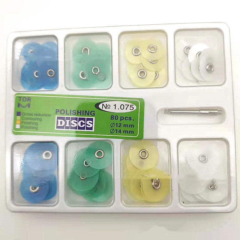 Dental Material 1.075 Polishing Disc 80pcs Tooth Polishing Disc Oral Dental Equipment