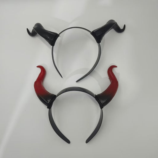 Personalized Halloween Devil Horn Head Buckle Headband