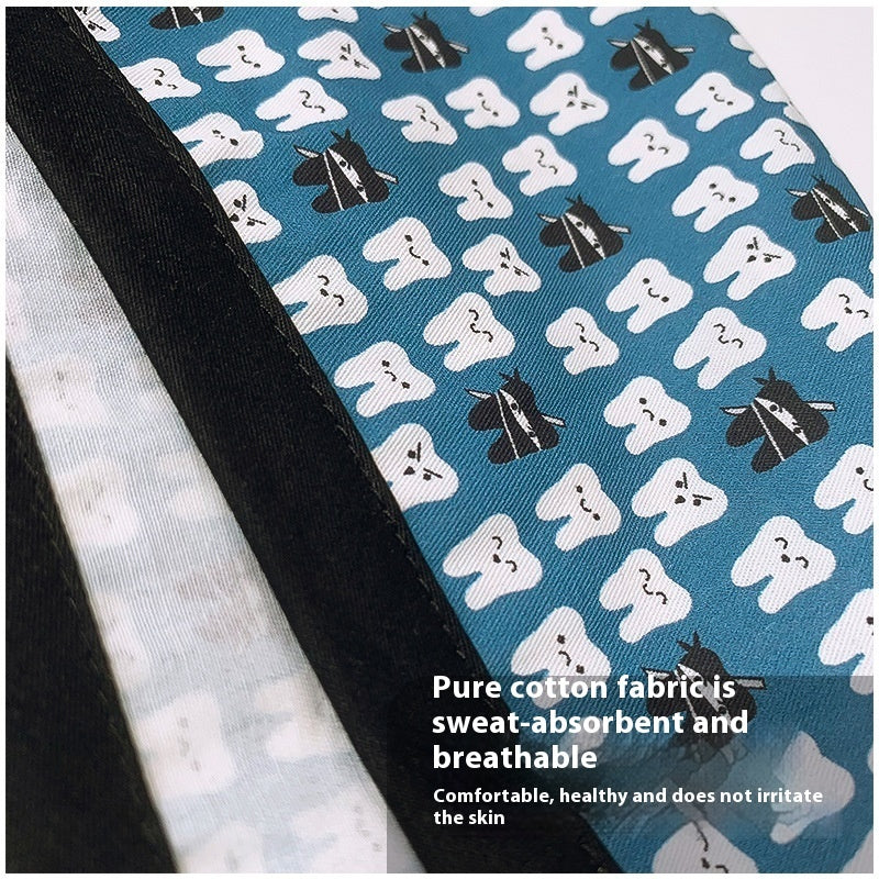 Cotton Printed Operating Cap Dentist Dental Clinic Scrub Cap Men