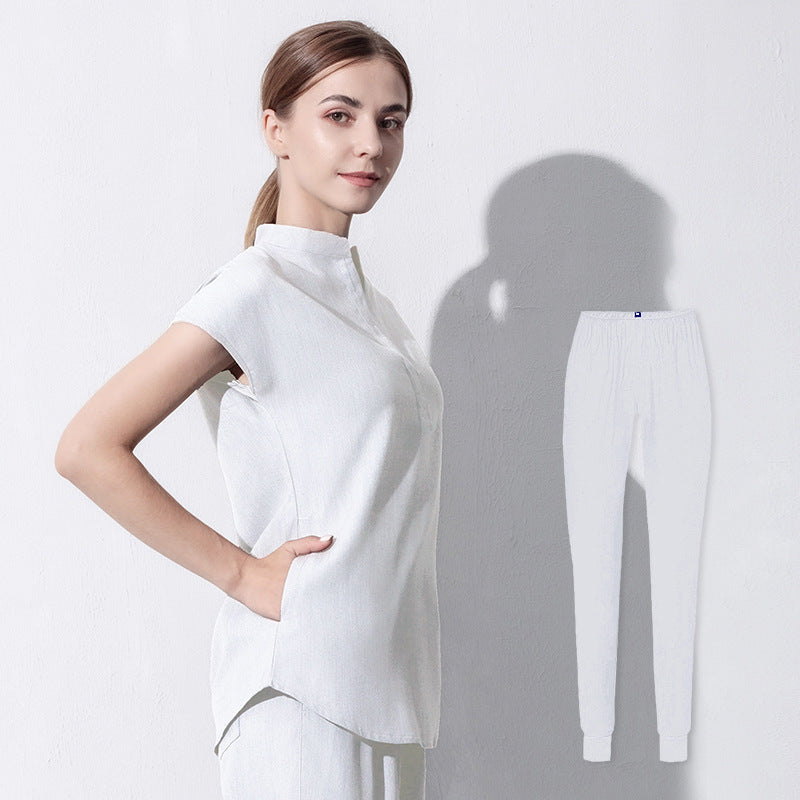 High End Surgical  Dental Elastic Women's Work Suit Set