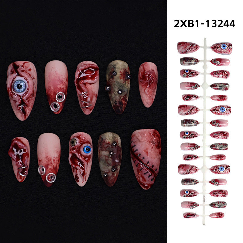 Halloween Wear 30 Pieces Of Almond 3D Stereo